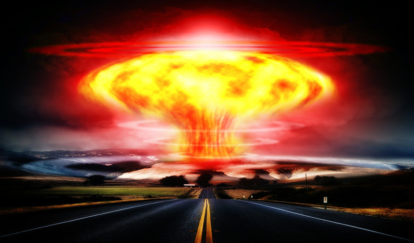 picture of a nuclear explosion mushroom cloud