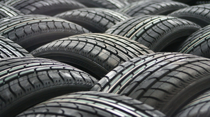 Lots of old tyres