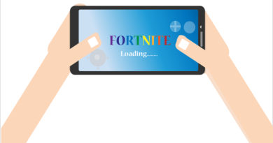 Illustration of Fortnite game loading in an app